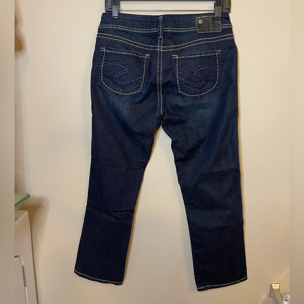 Women’s Suki Capri Dark Silver Jeans